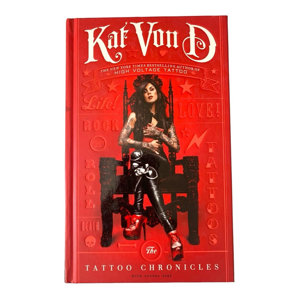 NEW KAT VON D. The Tattoo Chronicles Hardcover Book